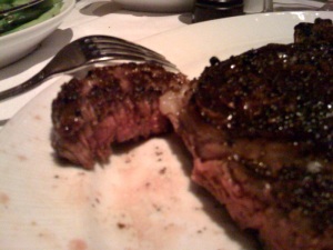 Steak at Strip House